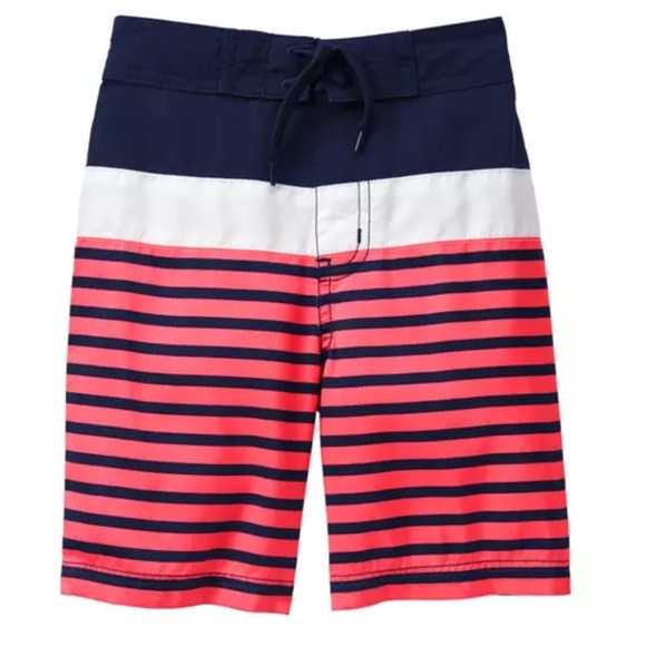 Janie and Jack Striped Swim Trunks size 3 - Picture 1 of 7